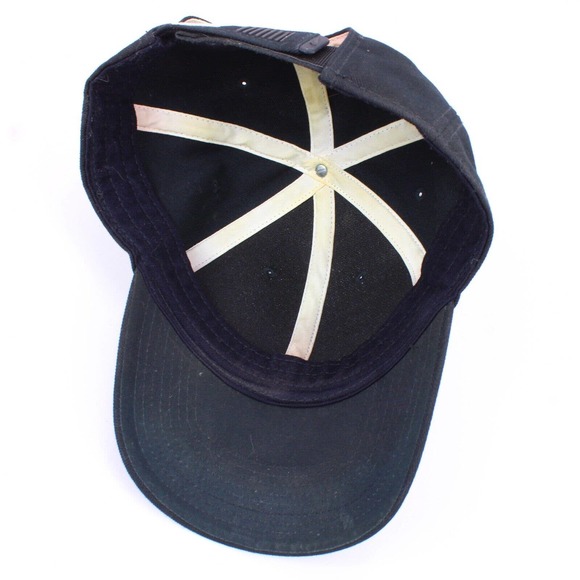 Nike Legacy91 Dri-Fit Black Hat Strapback Athletic Cap Black Swoosh Logo - Picture 7 of 8